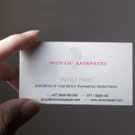 Business Card Design - Woven Sayapatri